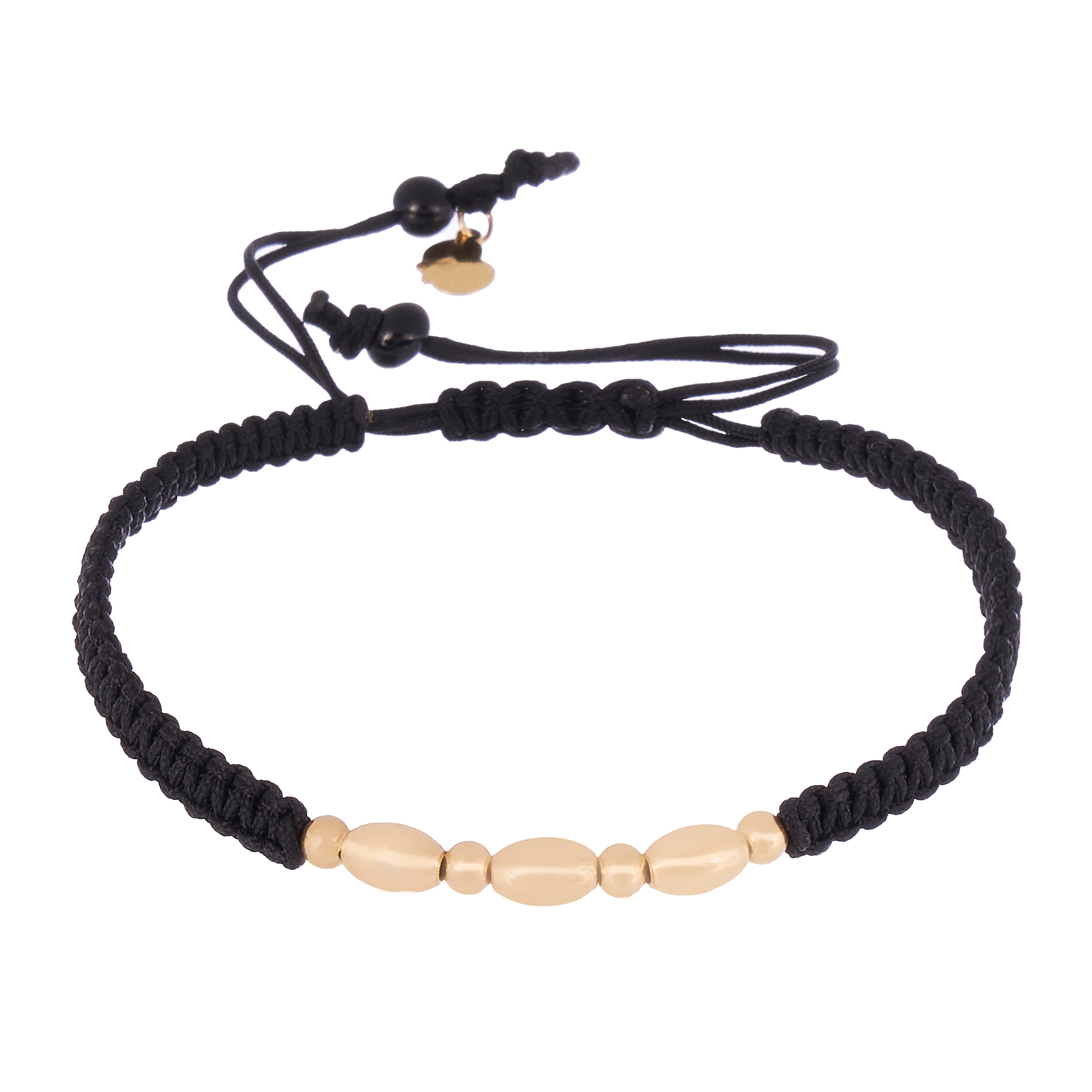 18K Gold Men's Braided Bracelet