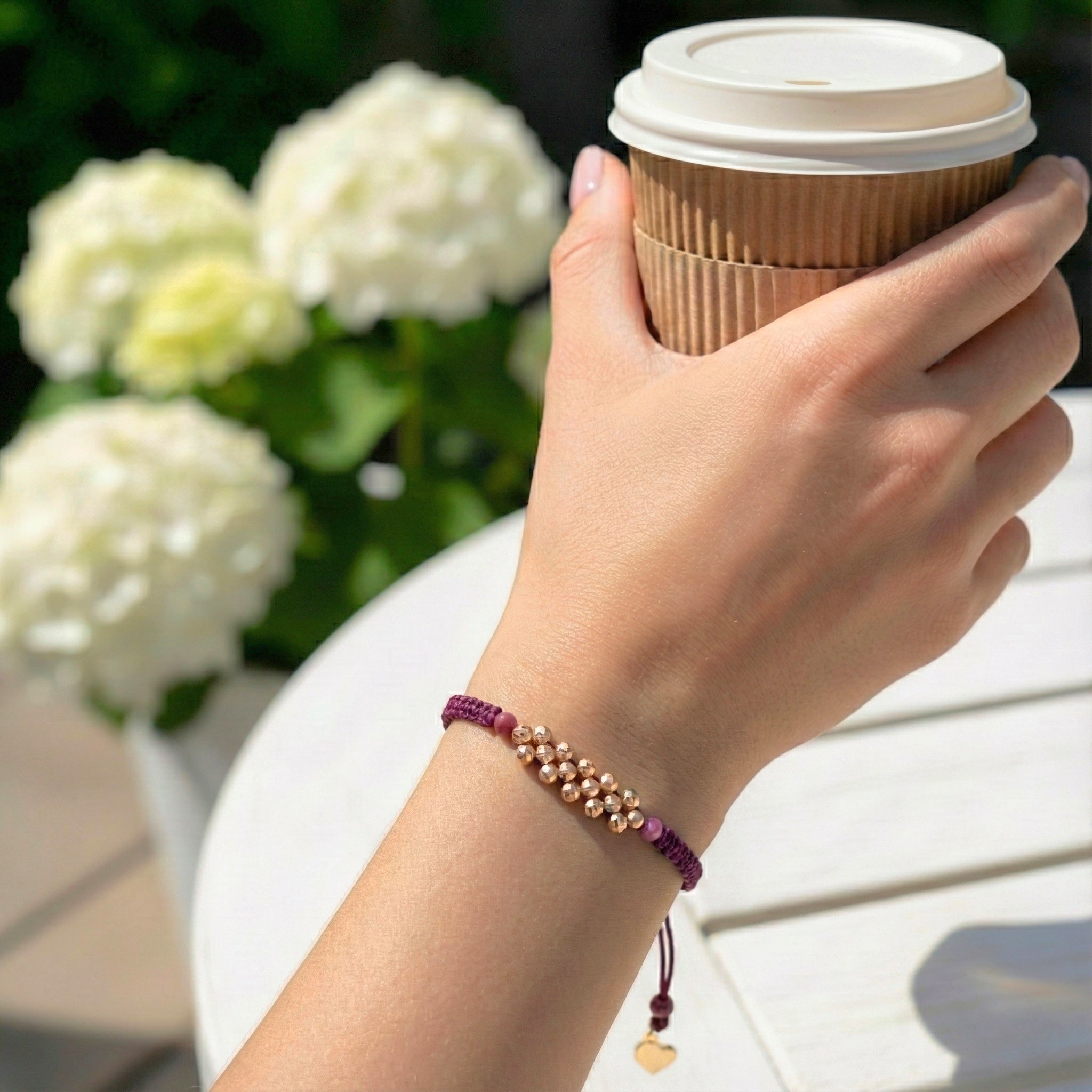 18K Gold Unity Braided Bracelet