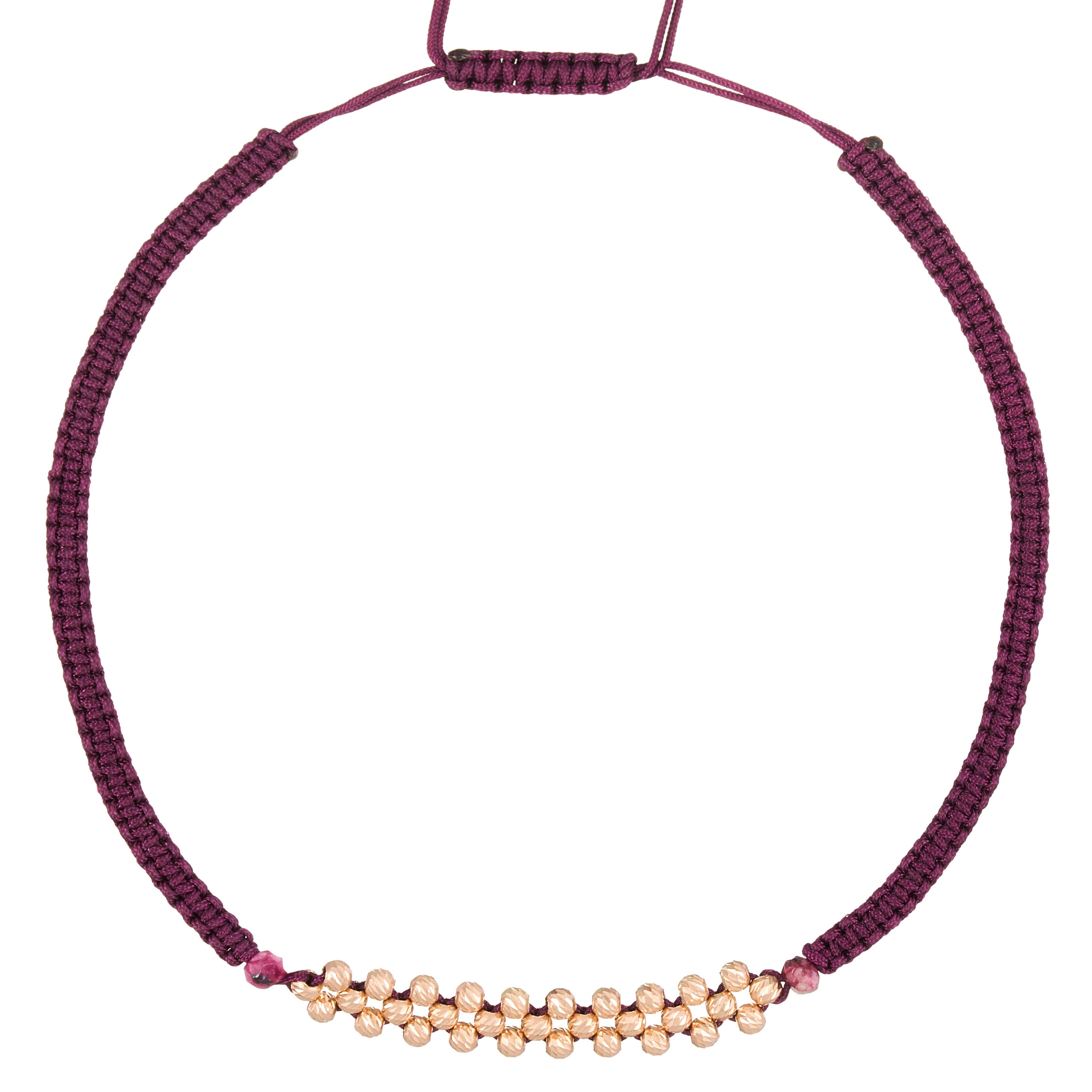 18K Golden Unity Braided Choker