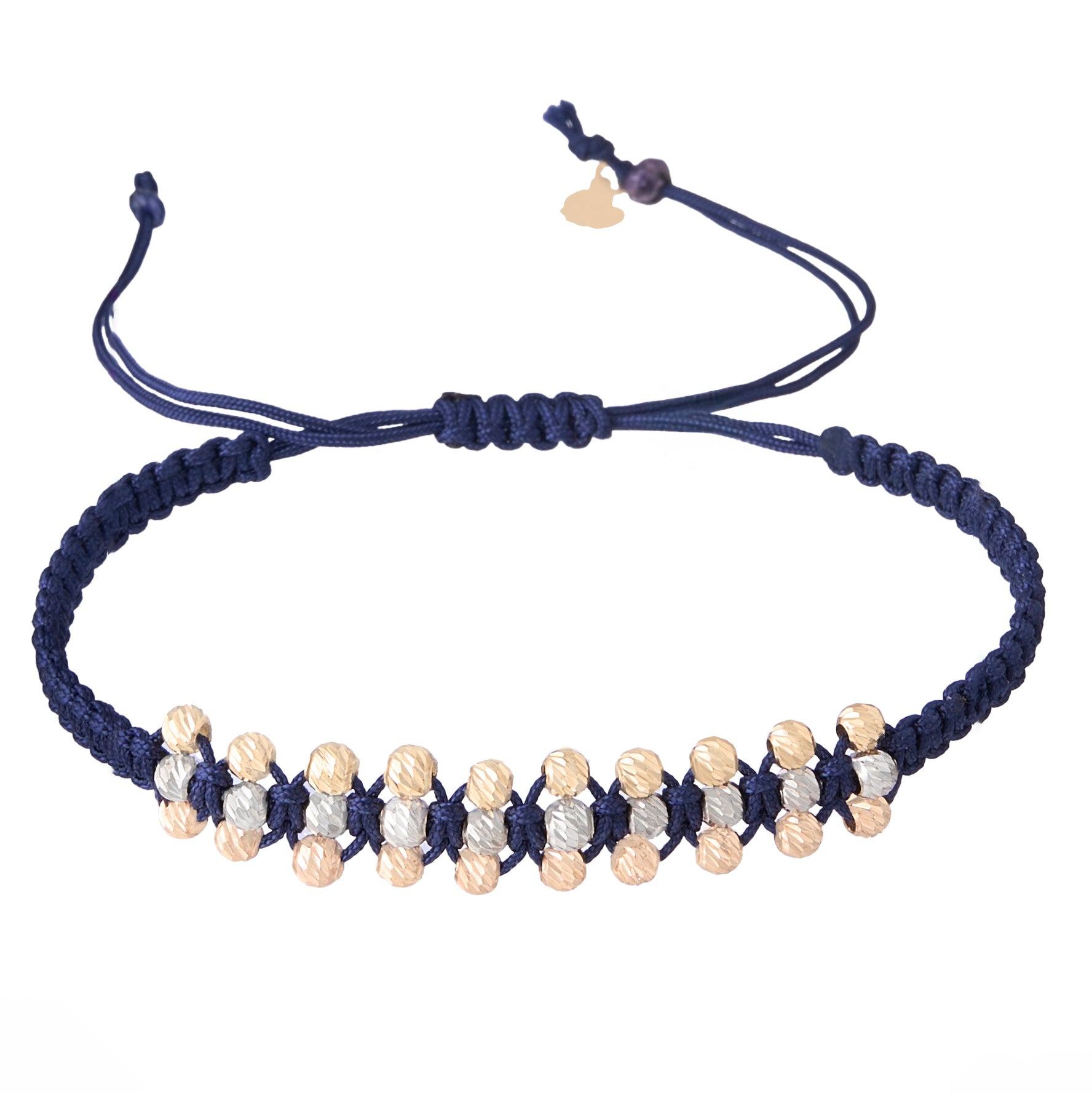 18K Gold Trio Unity Braided Bracelet